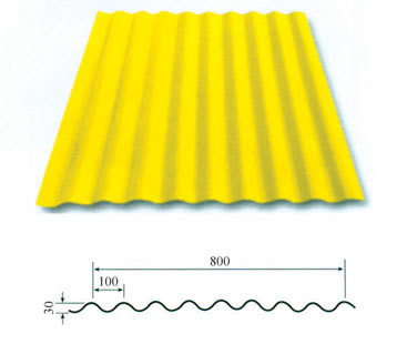 Type YX30-100-800 ( corrugated tile )